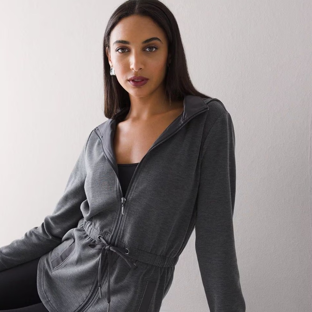 White House Black Market Weekend Ball Chain Hoodie XS
